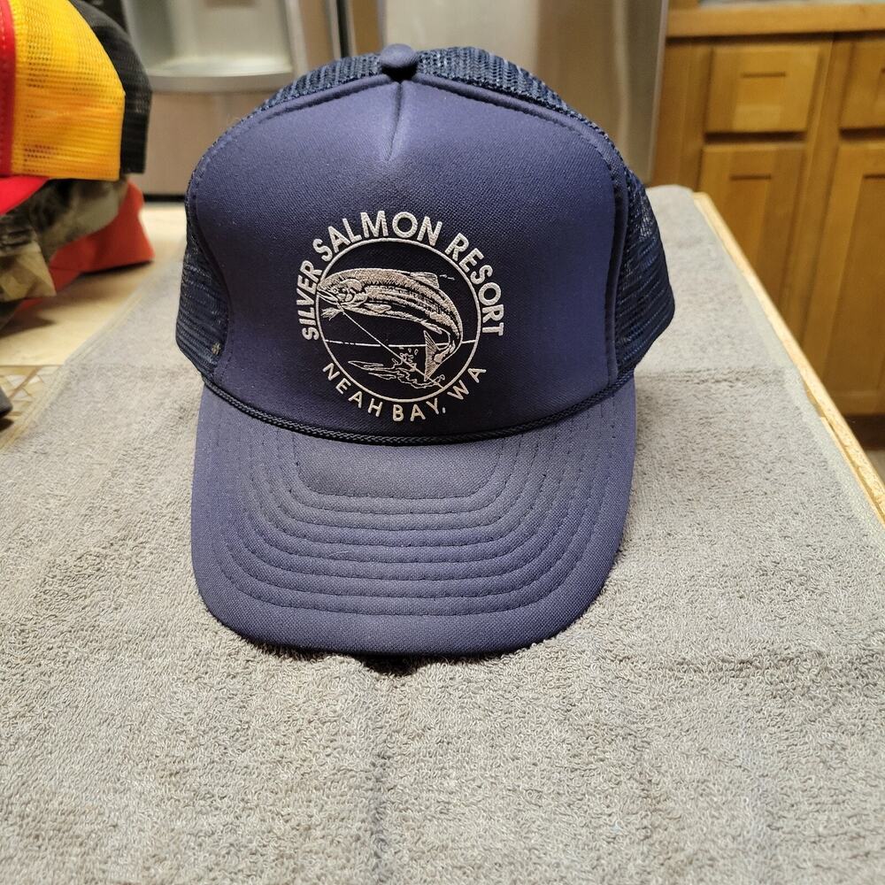 Silver Salmon Resort Neah Bay Washington trucker hat